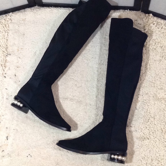 catherine malandrino over the knee boots pearl